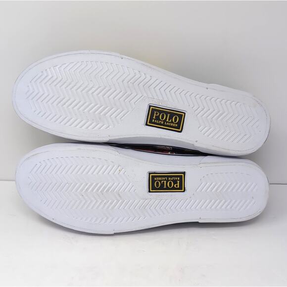 POLO RALPH LAUREN Faxon X Pony Sneaker Shoes Mens 14 Volleyball Print NEW NWOB - Picture 8 of 10